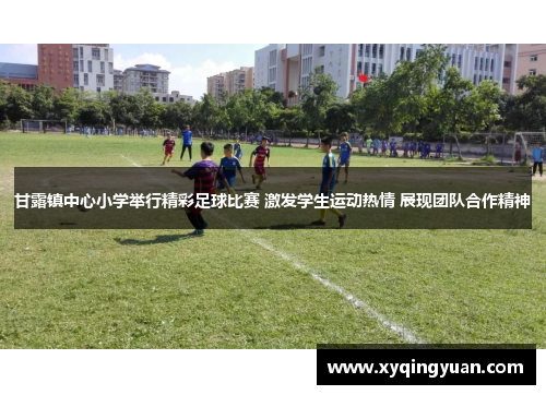 甘露镇中心小学举行精彩足球比赛 激发学生运动热情 展现团队合作精神